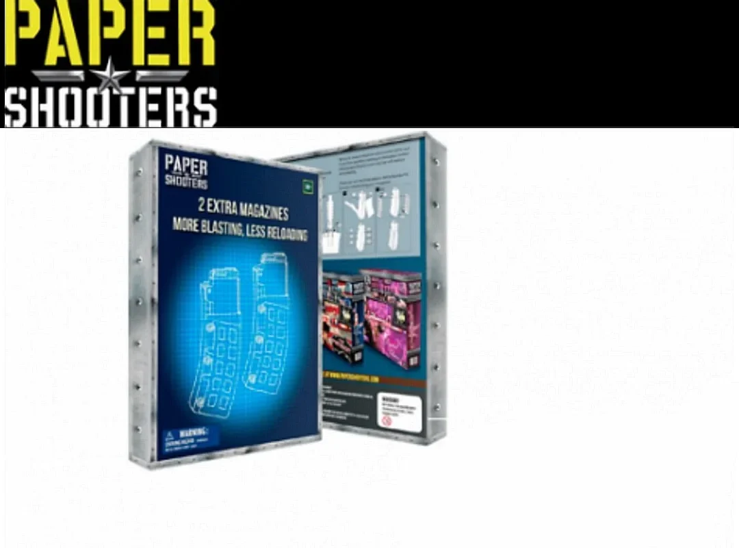 Pack de 2 cargadores Paper Shooter