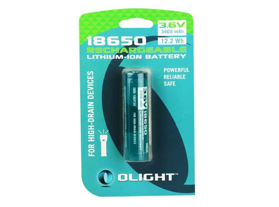 Bateria Olight 18650 3400mAh Alta Potencia