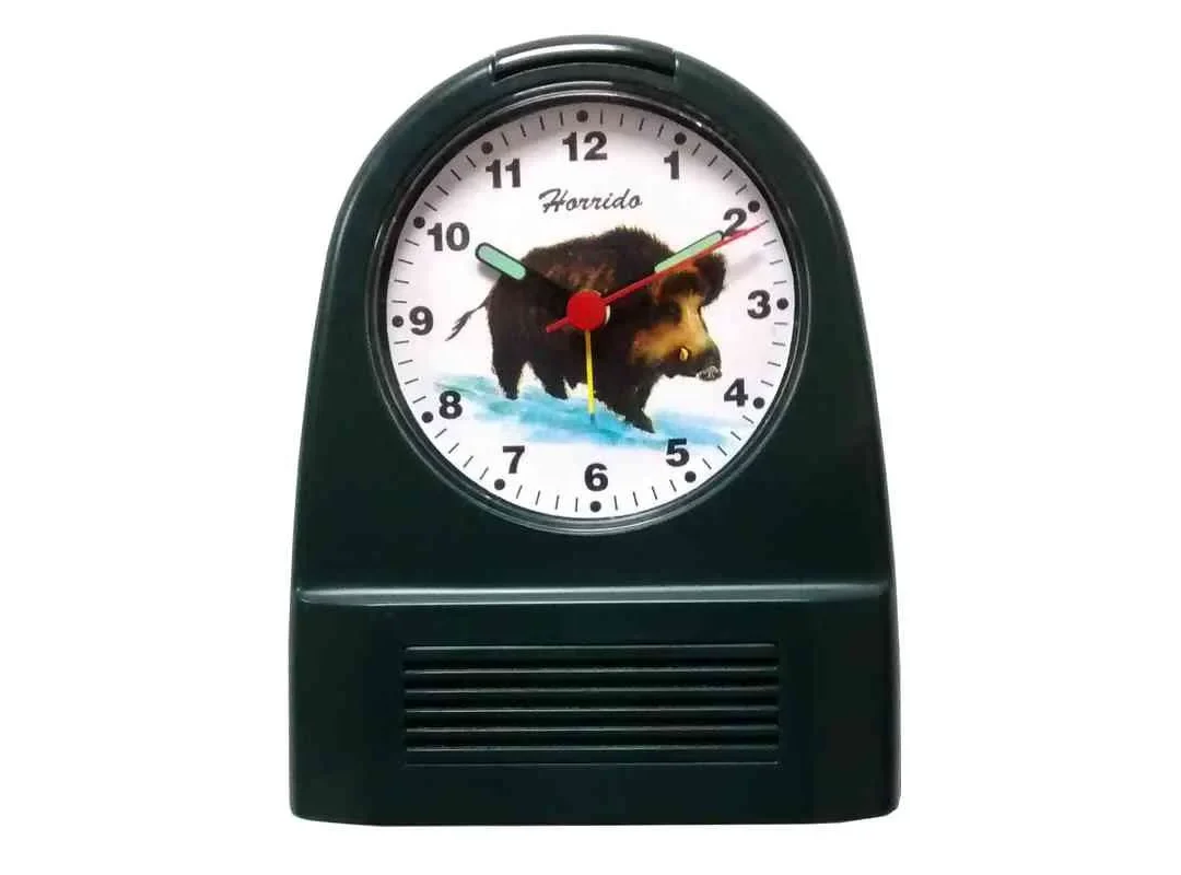 Reloj despertador de caza.