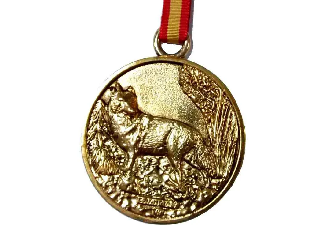 Medalla de homologacion de Lobo