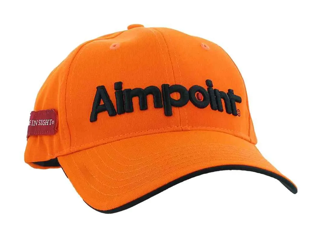 Gorra Aimpoint naranja.