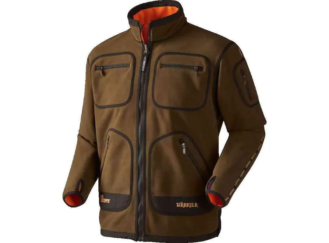 Chaqueta polar reversible  Härkila kamko Green/Orange
