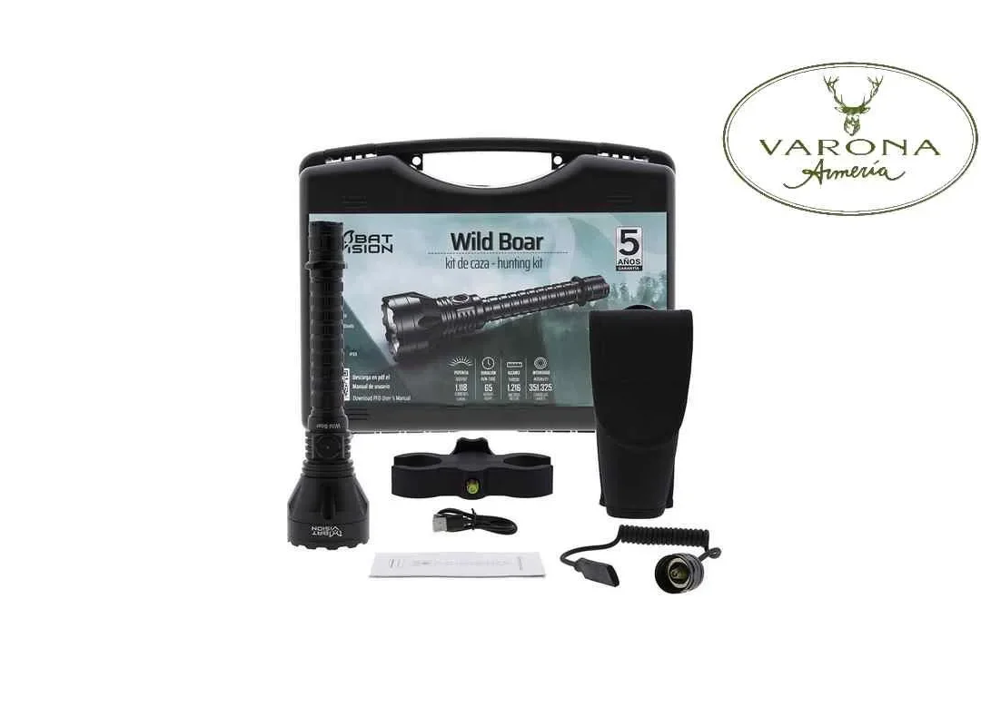Linterna Bat Vision Wild Board Kit de caza
